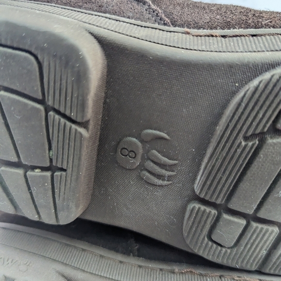 Bearpaw Boots Womens 8 Chocolate Brown Mid Calf Natural Brady - Picture 5 of 10